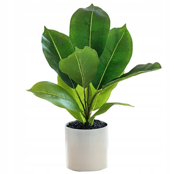 KUNSTIG POTTEPLANT REALISTISK 34CM FICUS FIGEN DEKORATION
