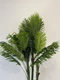 Miniatyrbillede 4 af 4: KUNSTIG TRIPEL EKSOTISK PALME I EN REALISTISK POTTE 200 cm