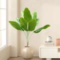 Miniatyrbillede 2 af 3: KUNSTIG PLANTE BANANPALMETRÆ Eksotisk I POTTE REALISTISK 150cm