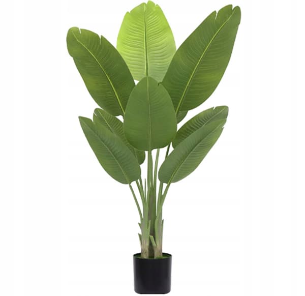 KUNSTIG PALMEPLANTE Strelitzia PARADISFUGL I POTTE REALISTISK 180cm