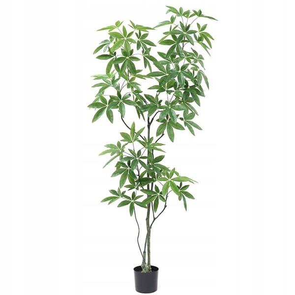 KUNSTIG PACHIRA-PLANTE I POTTE REALISTISK 60 cm SMUK BUSK