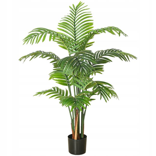 KUNSTIG ARECA-PLANTE HAWAIIANSK PALME I POTTE REALISTISK 90 cm ARECA