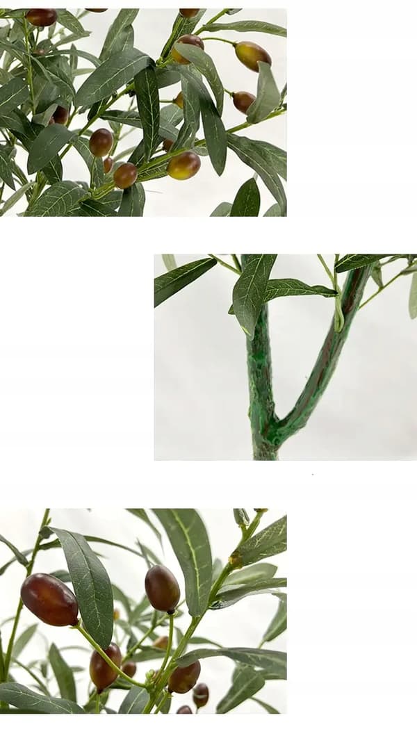KUNSTIG PLANTE OLIVENTRÆ XXL I POTTE REALISTISK 180CM DEKORATION