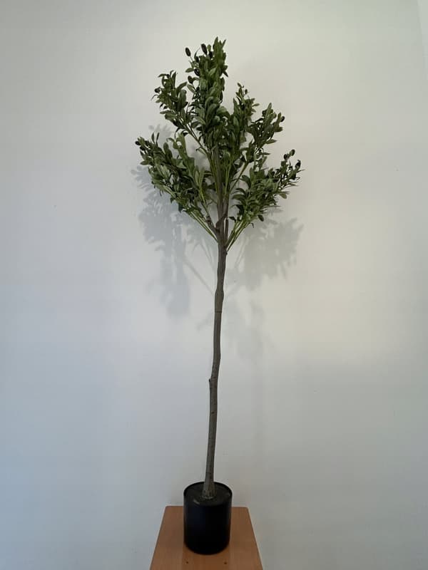KUNSTIG PLANTE OLIVENTRÆ XXL I POTTE REALISTISK 180CM DEKORATION