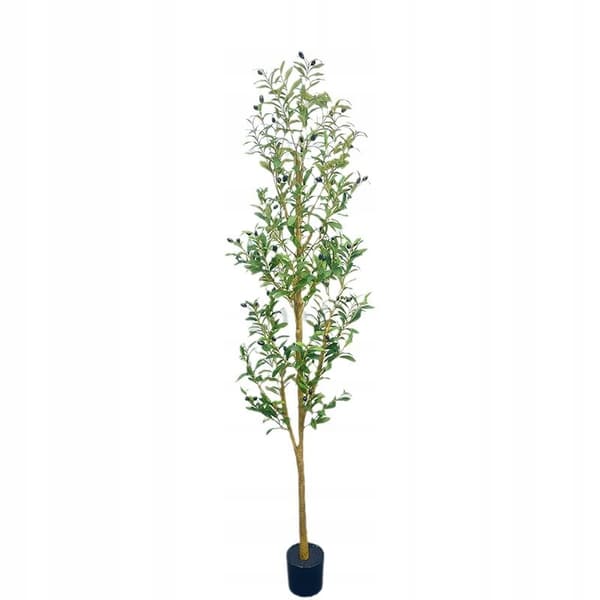 KUNSTIG PLANTE OLIVENTRÆ XXL I POTTE REALISTISK 180CM DEKORATION