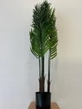 Miniatyrbillede 4 af 4: KUNSTIG ARECA-PALM HAWAII-PLANTE I POTTE REALISTISK 120 cm FIN