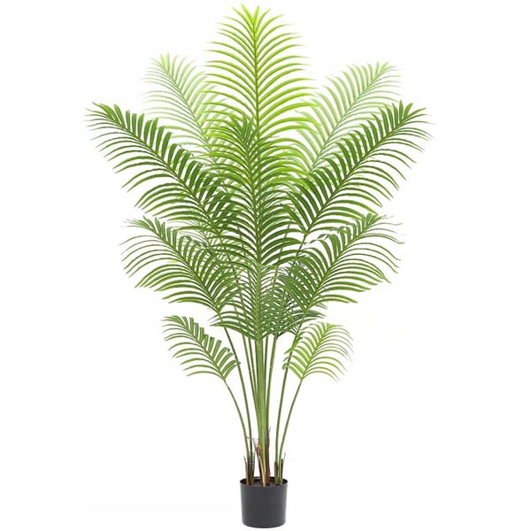 KUNSTIG ARECA-PALM HAWAII-PLANTE I POTTE REALISTISK 120 cm FIN