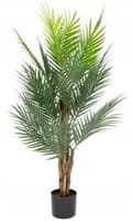 Miniatyrbillede 1 af 4: KUNSTIG ARECA-PALM HAWAII-PLANTE I POTTE REALISTISK 120 cm FIN