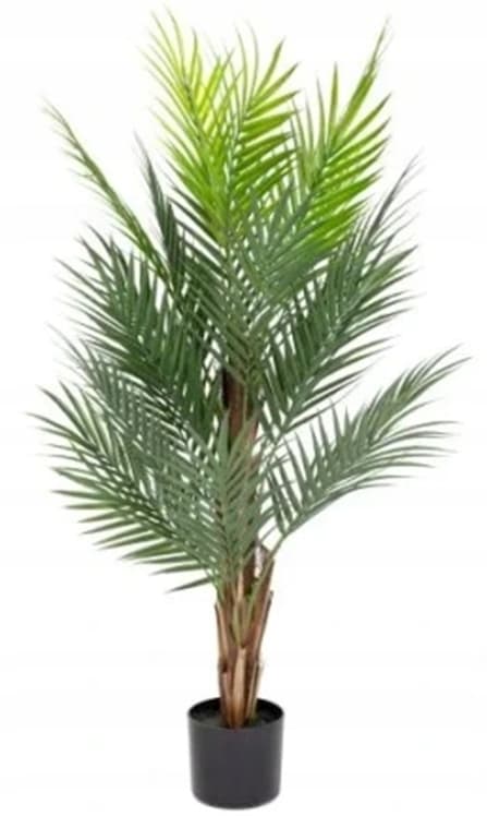 KUNSTIG ARECA-PALM HAWAII-PLANTE I POTTE REALISTISK 120 cm FIN