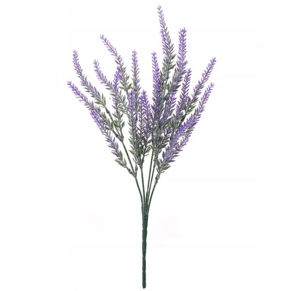 KUNSTIG LAVENDELPLANTE 1 stk. DEKORATION op til 36 cm SMUK GRIN