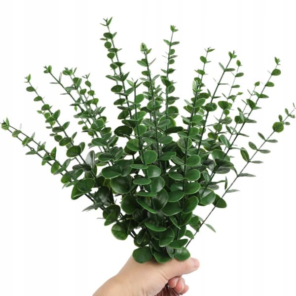 KUNSTIG EUKALYPTUS Plante 10 stk. PYNT op til 38 cm GRENSÆT