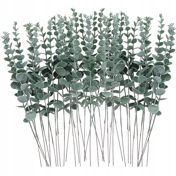 KUNSTIG EUKALYPTUS Plante 10 stk. PYNT op til 38 cm GRENSÆT