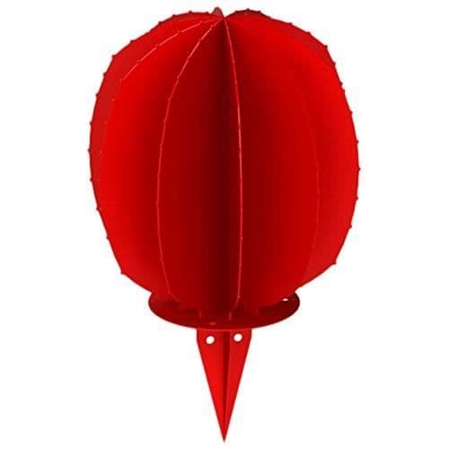 Bourguignon Cactus ball h 9,2cm röd - CAC03BOU092ROUG
