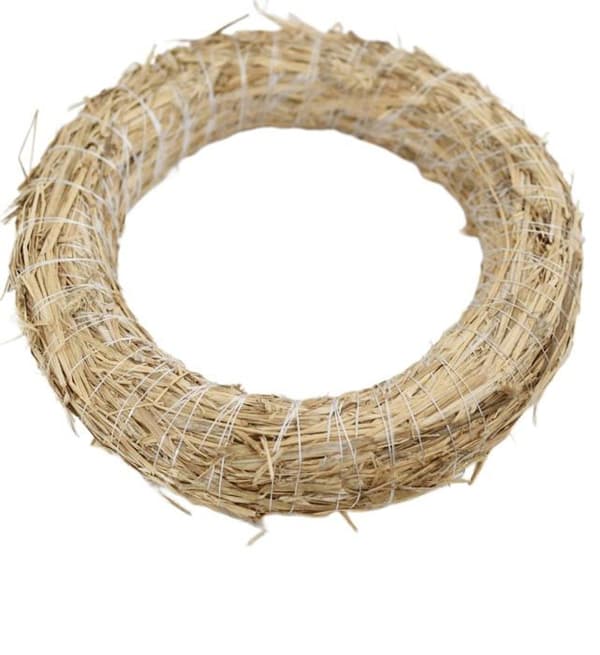 Faux blomma - torkad blomma Juli - 12734 - Blommor DIY halmkrona