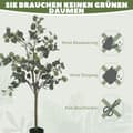 Miniatyrbillede 7 af 9: Kunstig Eucalyptus Træ, 150 cm, Grøn