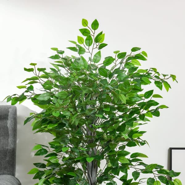 Kunstig Ficus Træ, 135 cm, Grøn