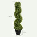 Miniatyrbillede 3 af 9: Kunstig Plante, 2er-Set, 90 cm, Grøn