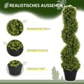 Miniatyrbillede 4 af 9: Kunstig Plante, 2er-Set, 90 cm, Grøn