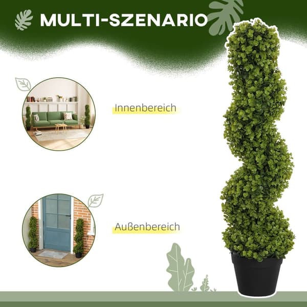 Kunstig Plante, 2er-Set, 90 cm, Grøn