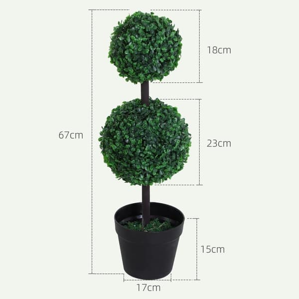 Kunstige Planter, 23x67 cm, Grøn
