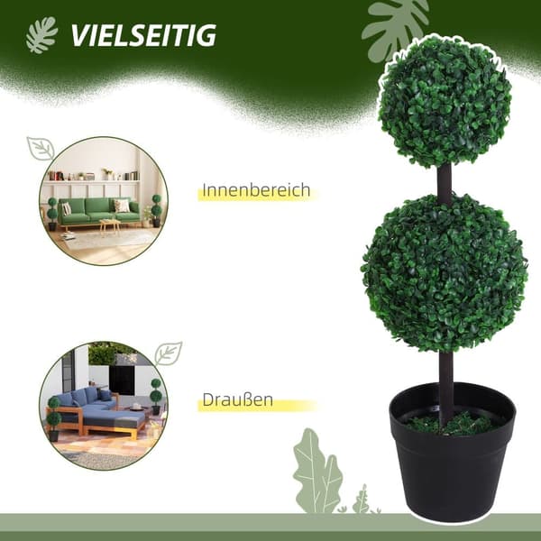 Kunstige Planter, 23x67 cm, Grøn
