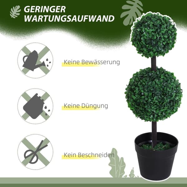 Kunstige Planter, 23x67 cm, Grøn