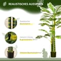 Miniatyrbillede 4 af 9: Kunstig Palme, 190 cm, Grøn