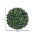 Miniatyrbillede 3 af 9: Kunstig Lavendel, 2er-Set, 42 cm, Lilla+Grøn