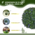Miniatyrbillede 6 af 9: Kunstig Lavendel, 2er-Set, 42 cm, Lilla+Grøn
