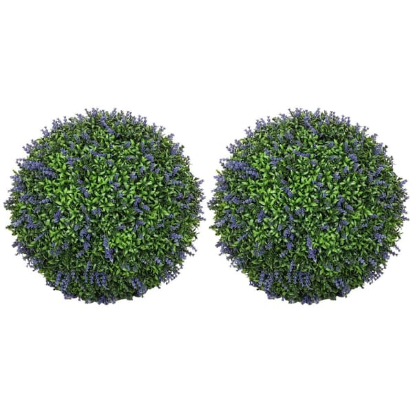 Kunstig Lavendel, 2er-Set, 42 cm, Lilla+Grøn