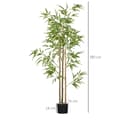 Miniatyrbillede 3 af 9: Kunstig Plante, 180 cm, Grøn