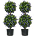 Miniatyrbillede 1 af 9: Kunstige Planter, 2er-Set Lavendel, Ø15x70 cm, Grøn