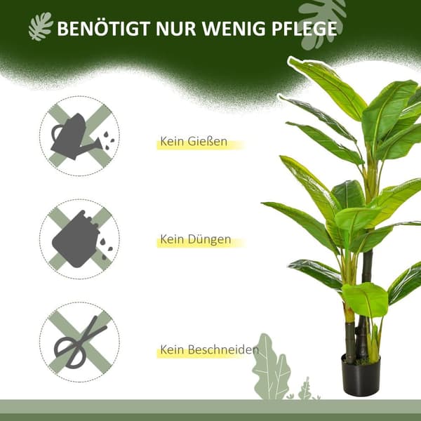 Kunstig Plante, 150 cm, Grøn