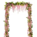 Miniatyrbillede 3 af 9: Lollanda 10-pak realistiske kunstige blåregnsranker – UV-bestandige hængende blåregnblomster til bryllupper, fester og havedekoration