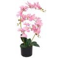 Miniatyrbild 1 av 2: Konstväxt Orkidé med kruka 65 cm rosa