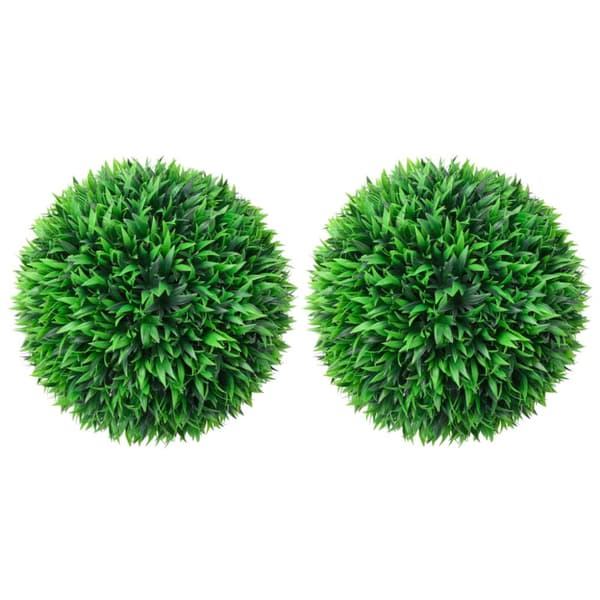 Konstgjorda buxbombollar 2 st 38 cm