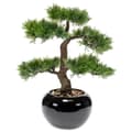 Miniatyrbild 1 av 2: Emerald Konstväxt Bonsaiträd grön 34 cm 420003