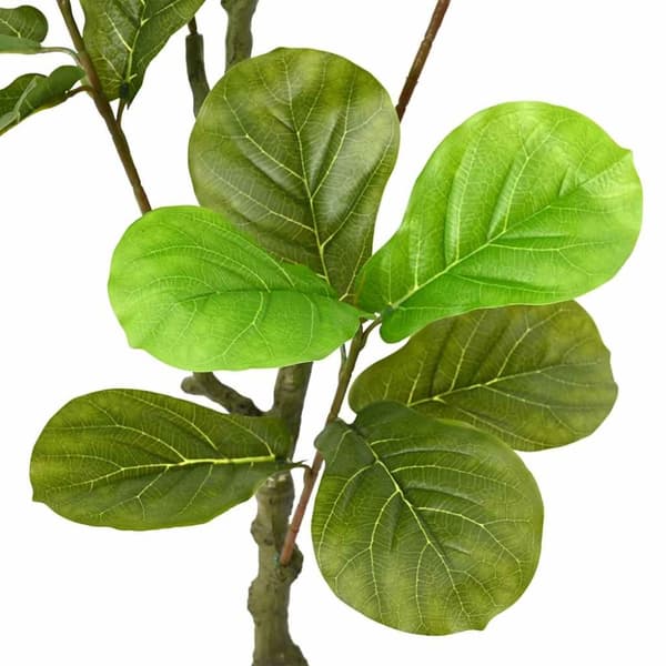 Konstgjort fikusträd 30 blad 125 cm grönt