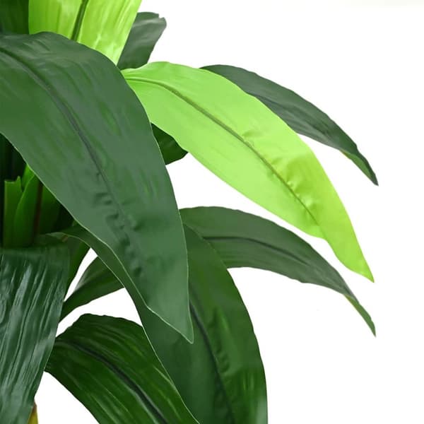 Konstgjort Dracaena-träd 36 blad 120 cm grönt