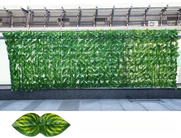 Moorle Privacy Screen Muratti, Keinotekoinen Yksityisyysaita, - 0,5/1x3 m, Yksityisyyden suoja, Ulkona, Äänieristys