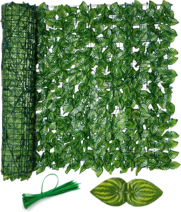 Moorle Privacy Screen Muratti, Keinotekoinen Yksityisyysaita, - 0,5/1x3 m, Yksityisyyden suoja, Ulkona, Äänieristys SZ1-50×300cm