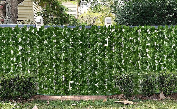 Lollanda Privacy Screen Ivy/Artificial Privacy Fence - 0.5/1x3 m, Udendørs Privacy Protection, Lydisolering