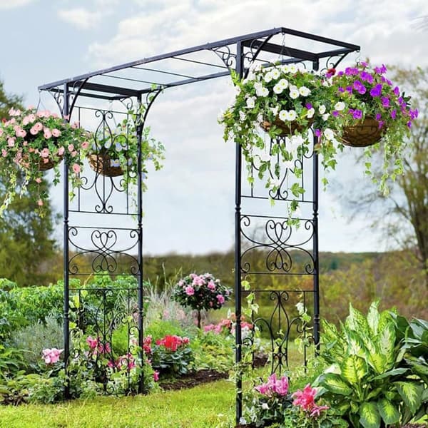 Lollanda 2-pak Kunstige Hængeplanter 90 cm, Kunstig vedbend - Realistiske Blomsterranker, UV-resistent
