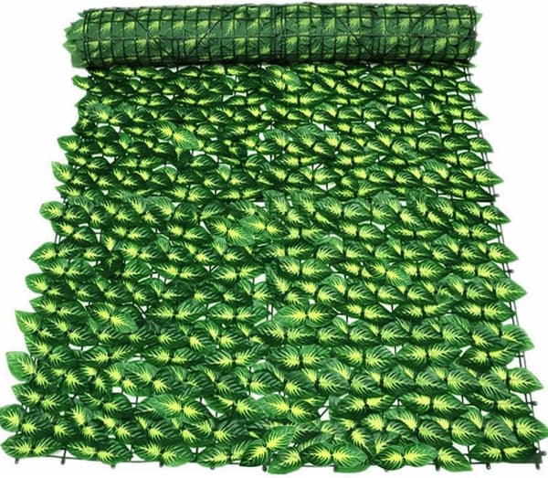 Lollanda keinotekoinen muratti yksityisyysseinä 50/100x300 cm, ulkona tuulensuoja puutarha-aita - UV-kestävä