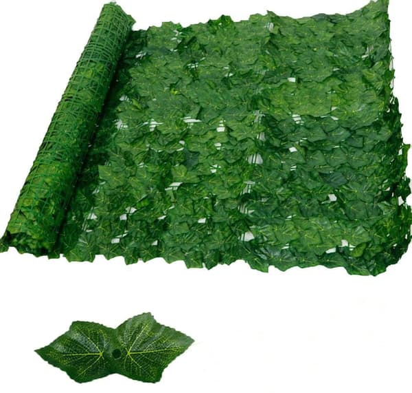 Lollanda keinotekoinen muratti yksityisyysseinä 50/100x300 cm, ulkona tuulensuoja puutarha-aita - UV-kestävä