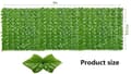 Pikkukuva 3 / 5: Lollanda keinotekoinen muratti yksityisyysseinä 50/100x300 cm, ulkona tuulensuoja puutarha-aita - UV-kestävä