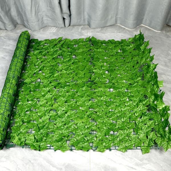 Lollanda keinotekoinen muratti yksityisyysseinä 50/100x300 cm, ulkona tuulensuoja puutarha-aita - UV-kestävä