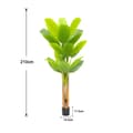 Pikkukuva 2 / 2: Teko Banaani Puu, Korkeus 190cm/210cm, Realistinen Vihreys,210 cm