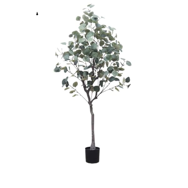 Konstgjord Eukalyptus Träd, 329 Löv, PE Material,120 cm