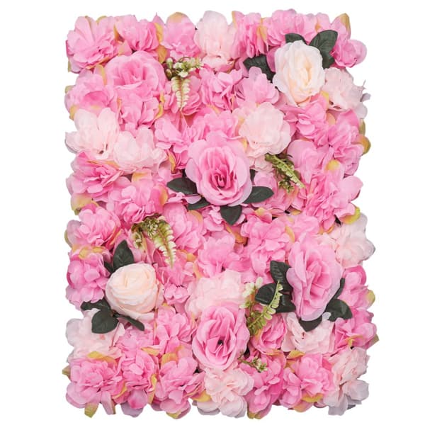 Kunstig Blomster Væg, Realistisk Silke Design, Perfekt til Fester og Begivenheder,MULTI